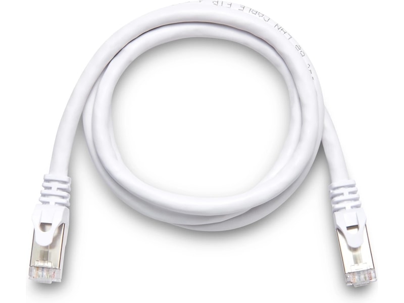 Nätverkskabel CAT6e 1m (vit) Nätverkskablar