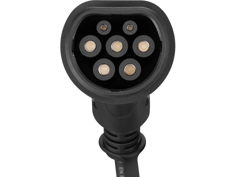 EV-Charge 2500 laddningskabel spiral 11 kW 7 m Elektriska billaddningskablar