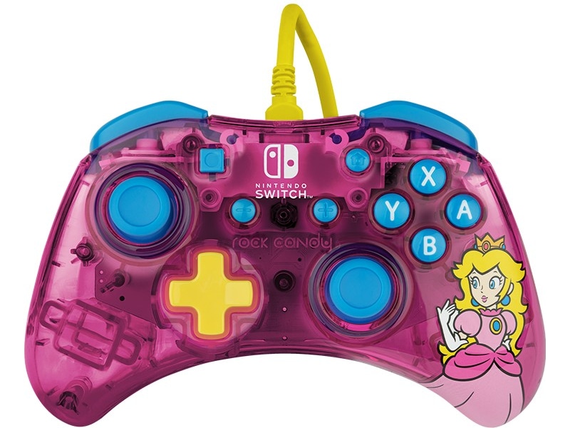 PDP Rock Candy Wired Controller - Peach Tillbehör till spelkonsoler