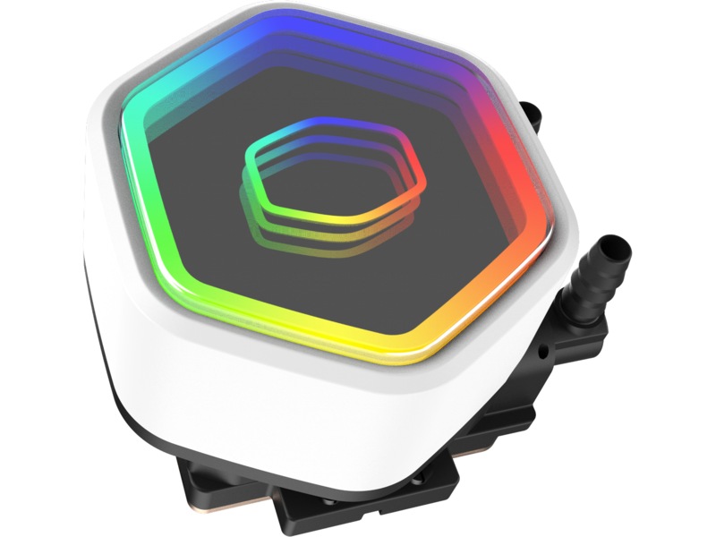 Cooler Master MasterLiquid 240 Core II ARGB Kylare (vit) CPU - Vattenkylning