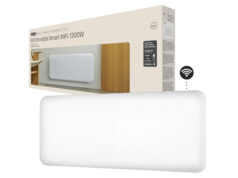 Mill Invisible Smart WiFi Gen 4 panelvärmare 1300W (vit) Panelelement