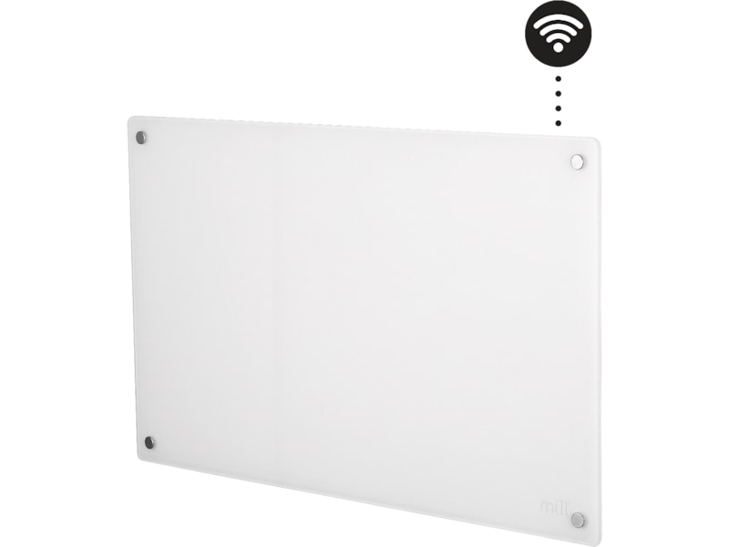 Mill Glass Smart WiFi Gen 4 panelvärmare 700W (vit) Panelelement