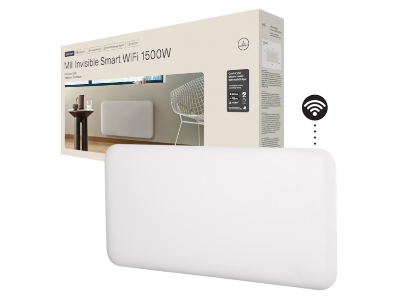 Mill Invisible Smart WiFi Gen 4 panelvärmare 1500W Panelelement