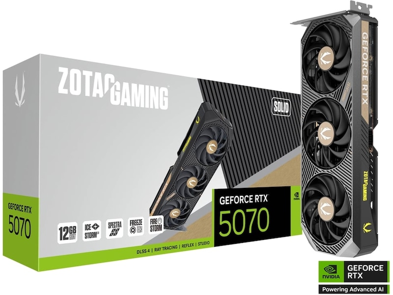 Zotac Gaming Geforce RTX 5070 SOLID Grafikkort