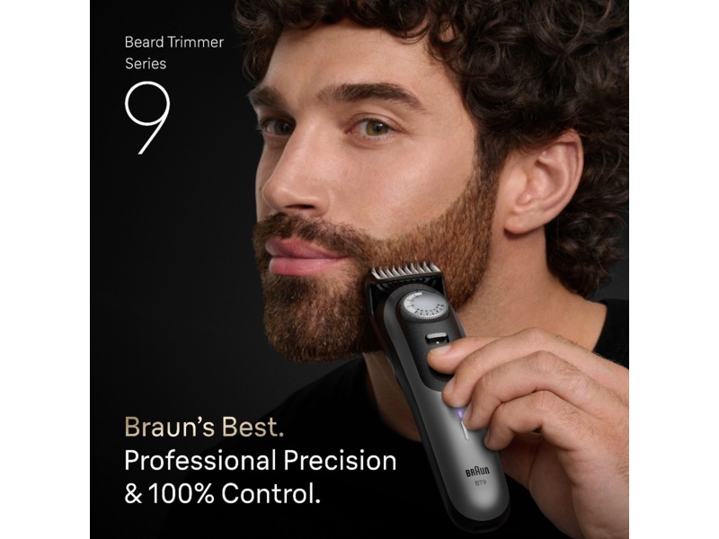 Braun Series 9 skäggtrimmer (krom) Rakapparat