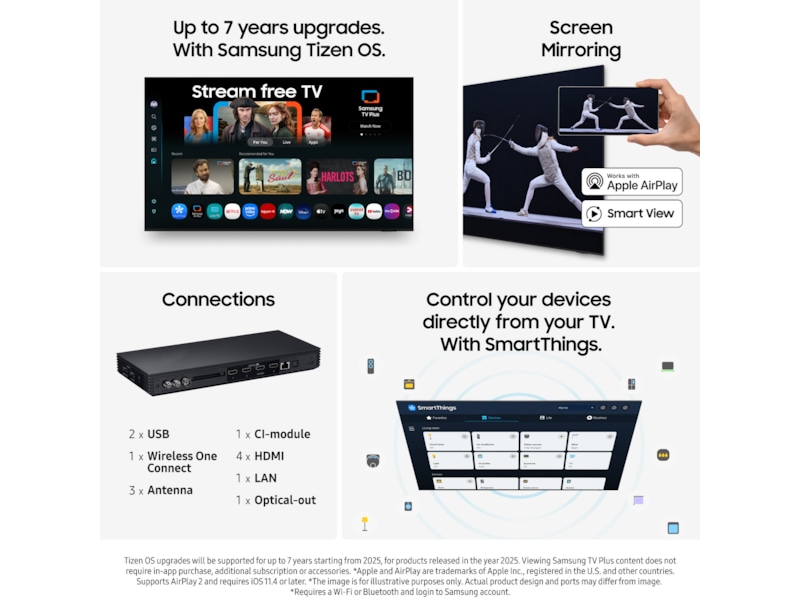 Samsung 85" QN990F Neo QLED 8K Mini LED Smart TV (2025) Över 80 tums TV