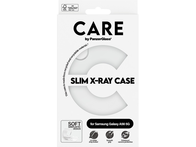 PanzerGlass CARE Galaxy A56 5G Fashion silikonskal (transparent) Mobilskal