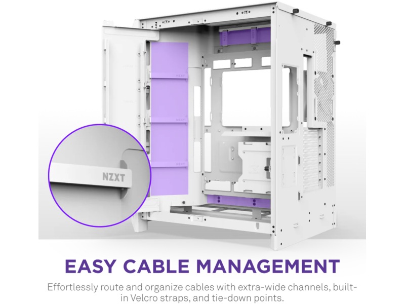 NZXT H9 Flow Mid Tower (vit) Midi tower