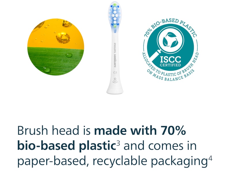 Philips Sonicare C3 Premium Plaque Defence borsthuvuden (4+1 vit) Tandborsthuvud