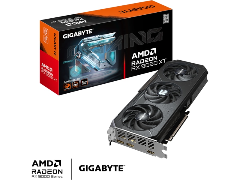 Gigabyte Radeon RX 9060 XT Gaming OC Grafikkort