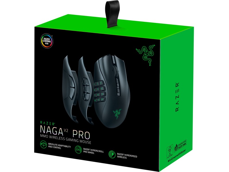 Razer Naga V2 Pro Gamingmus -B-Grade Demo mus