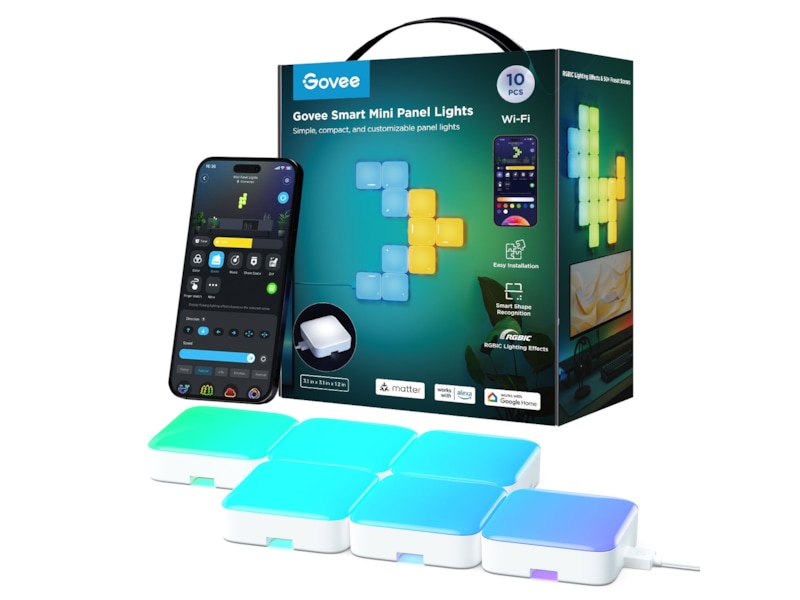 Govee Smart Mini Panellampa Led strips & underhållning