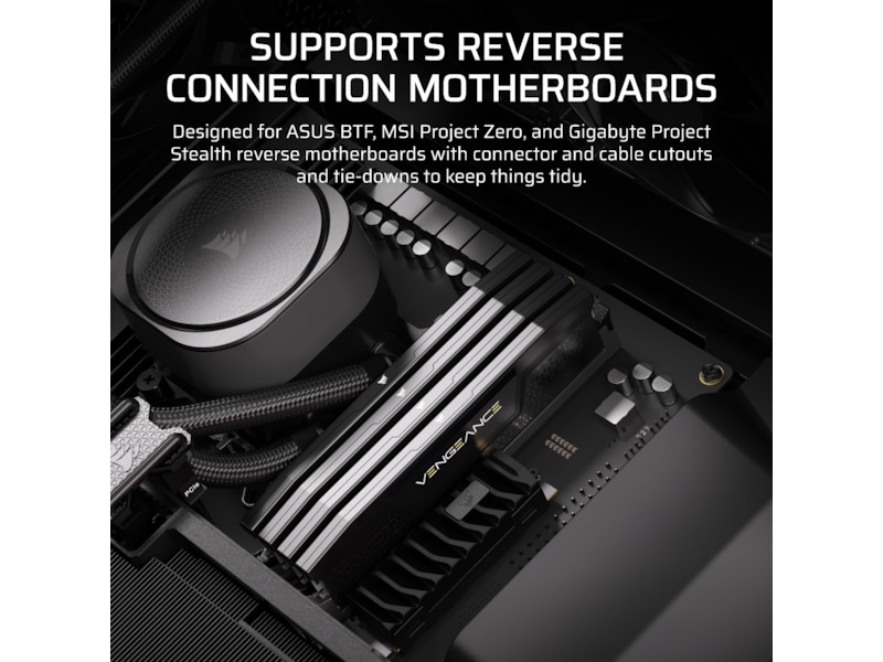 Corsair FRAME 5000D RS ARGB Mid Tower (svart) Midi tower