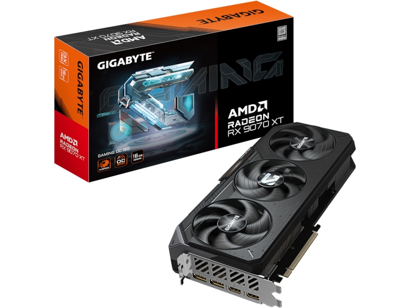 Gigabyte AMD Radeon RX 9070 XT Gaming OC -B-Grade Demo grafikkort