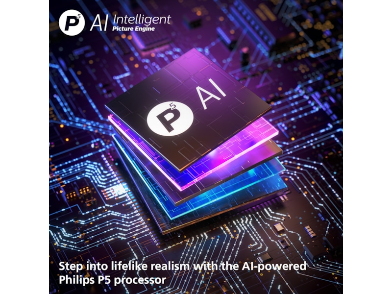 Philips 77" OLED910/12 OLED Plus Smart Ambilight AI TV (2025) 70 - 79 tums TV