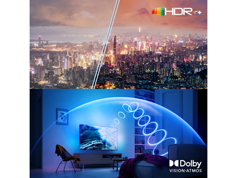 Philips 77" OLED910/12 OLED Plus Smart Ambilight AI TV (2025) 70 - 79 tums TV