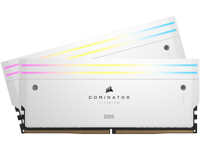 Corsair Dominator Titanium RGB DDR5 6000MHz 64GB (vit) Minne