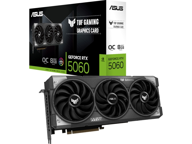 Asus TUF Gaming GeForce RTX 5060 OC Grafikkort