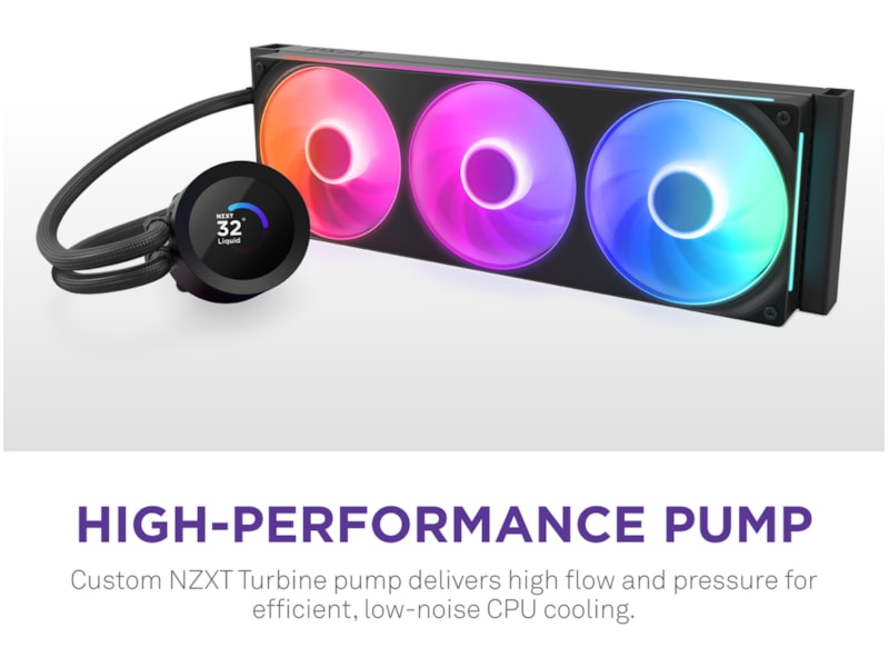 NZXT Kraken Plus 360 RGB Kylare (svart) CPU - Vattenkylning