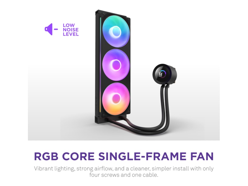 NZXT Kraken Plus 360 RGB Kylare (svart) CPU - Vattenkylning