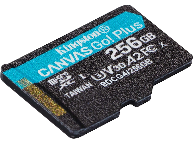 Kingston Canvas Go! Plus microSD 256GB Minneskort