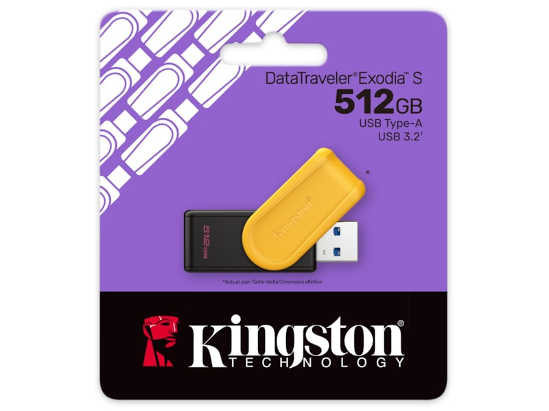 Kingston DataTraveler Exodia S USB Minnepenn 512GB USB-minnen