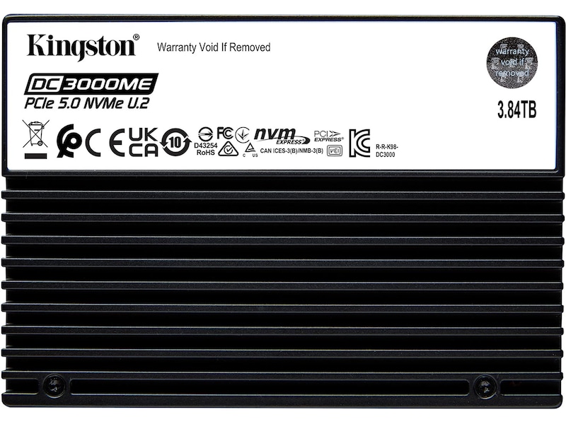 Kingston DC3000ME PCIe 5.0 NVMe U.2 3.84TB SSD 2.5