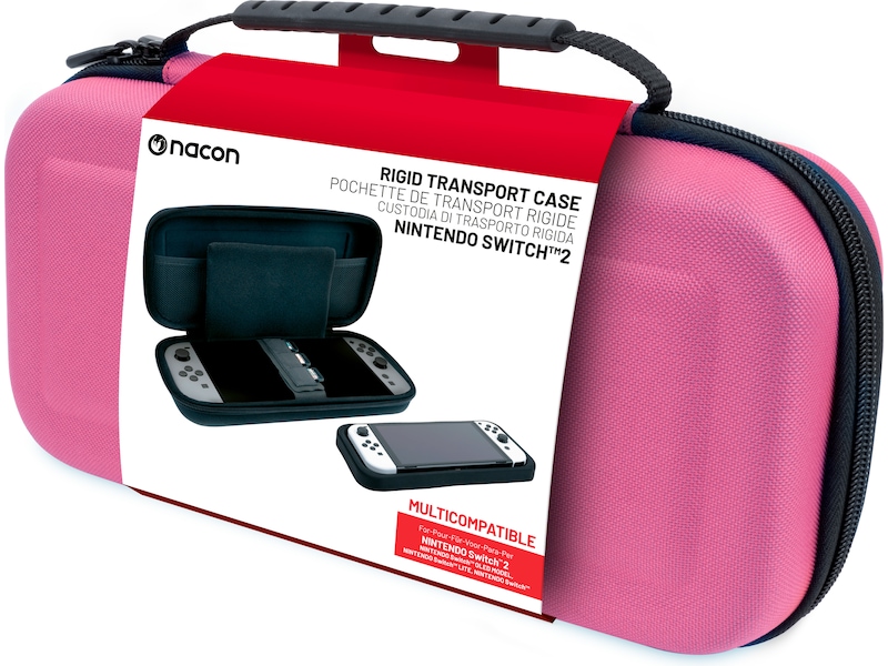 Nacon Transport Case for Nintendo Switch 2 (pink) Tillbehör till spelkonsoler