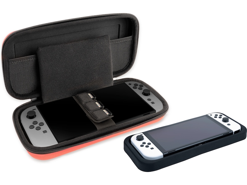 Nacon Transport Case for Nintendo Switch 2 (ljusröd) Tillbehör till spelkonsoler