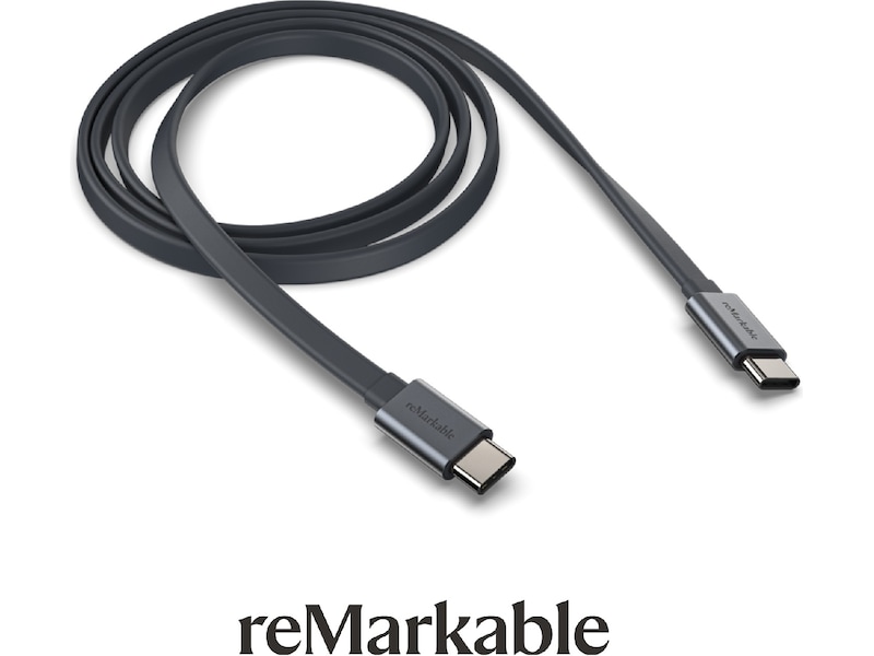reMarkable 2 USB-C kabel 1m (svart) Digitala anteckningsblock och tillbehör