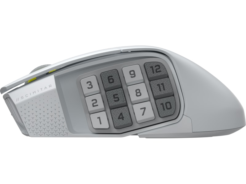Corsair Scimitar Elite trådlös gamingmus (vit) Gamingmus