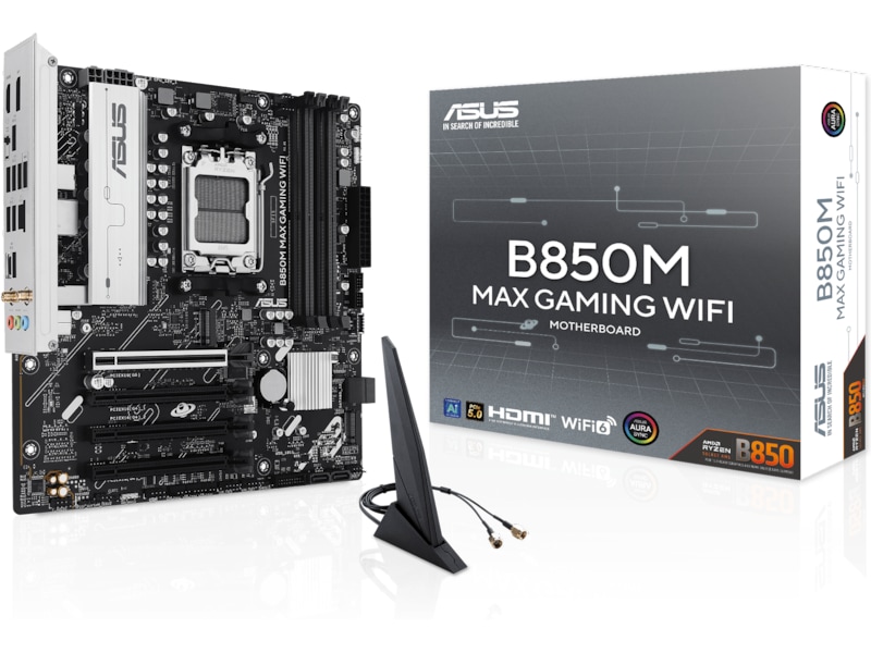 Asus B850M MAX GAMING WIFI Moderkort AMD Socket