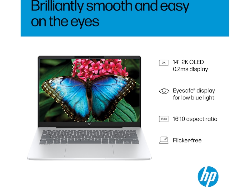 HP OmniBook 7 AI 14-fr0071no 14" 2K OLED Copilot+ PC Datorer - Bärbara / laptop