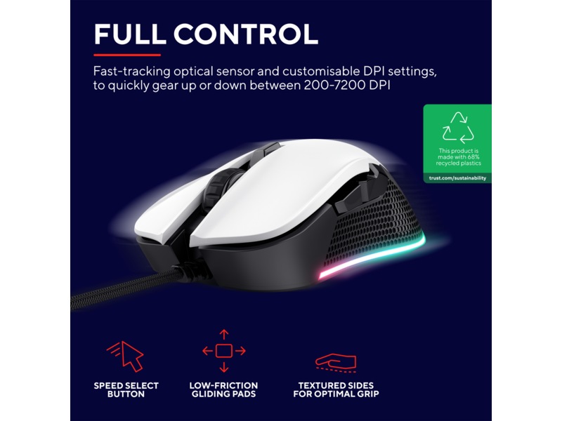 Trust GXT 922 Ybar Illuminated Gamingmus Gamingmus