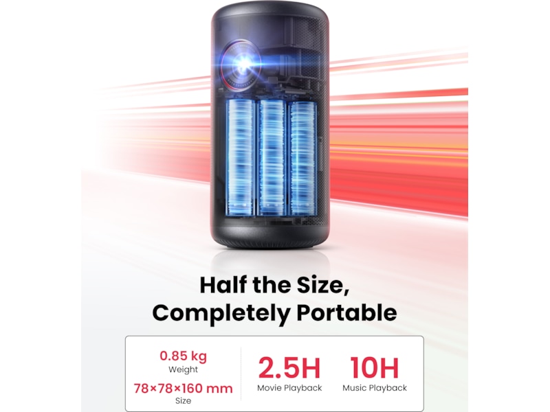 Anker Nebula Capsule 3 DLP Projektor (svart) Projektorer