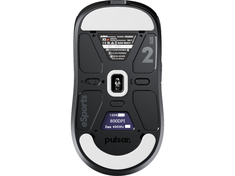 Pulsar X2 V3 eS Mini Trådlös Gamingmus (svart) Gamingmus