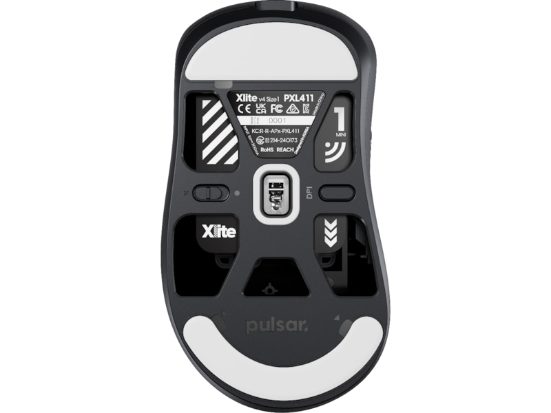 Pulsar Xlite V4 Mini trådlös spelmus (svart) Gamingmus