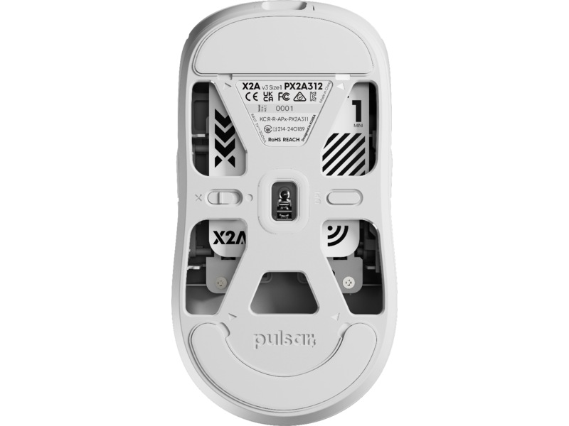 Pulsar X2A v3 Mini Trådløs Gamingmus (vit) Gamingmus