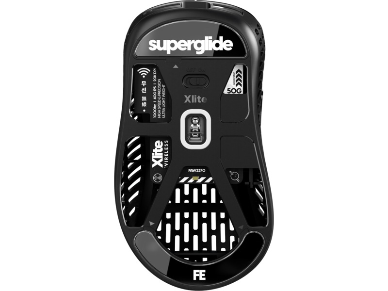 Pulsar Superglide Type-C Xlite Series (svart) Tillbehör till gaming tangentbord och mus