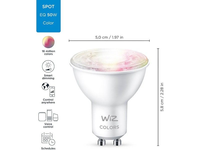WiZ BLE spot 50w GU10-glödlampa LED-lampor & glödlampor