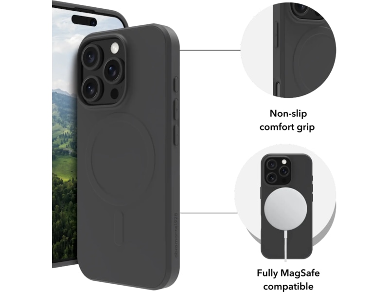 dbramante1928 iPhone 15 Greenland Pro Magsafe Skal (night black) Mobilskal