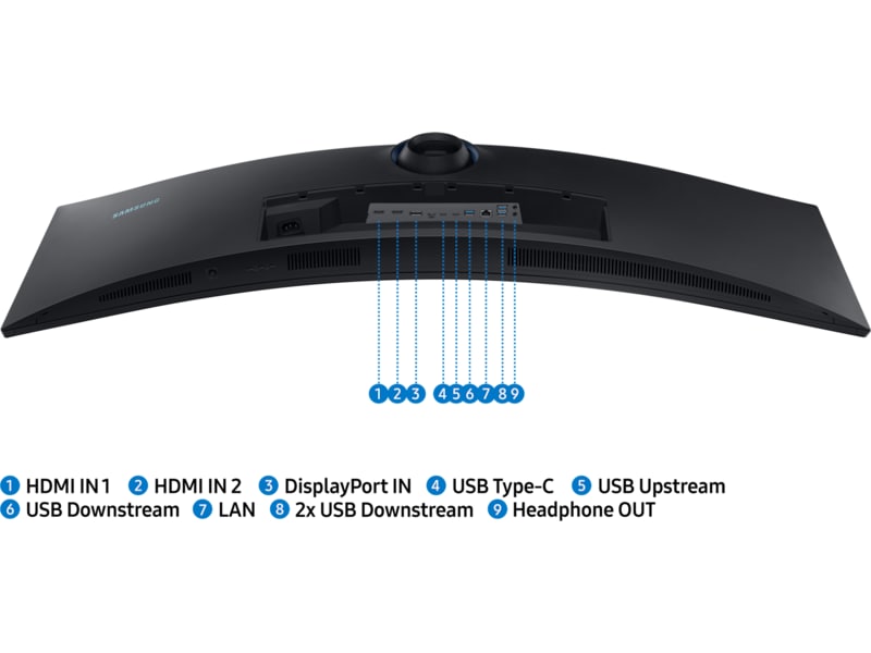 Samsung 49" ViewFinity S9 curved skärm S49F950UA Bildskärmar