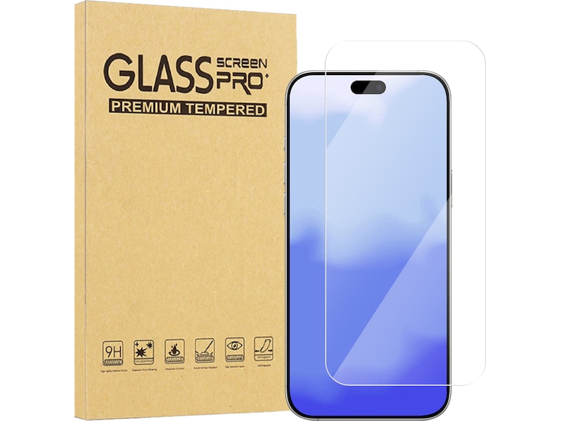 iiglo iPhone 17 / 17 Pro / 16 Pro skärmskydd Skärmskydd mobiltelefon