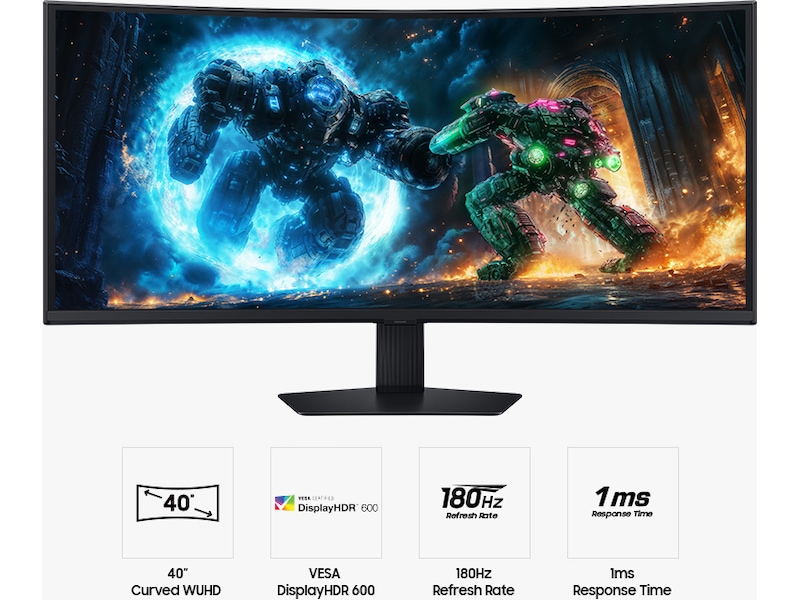 Samsung 40" curved gamingskärm Odyssey G7 S40FG75 Gamingskärmar
