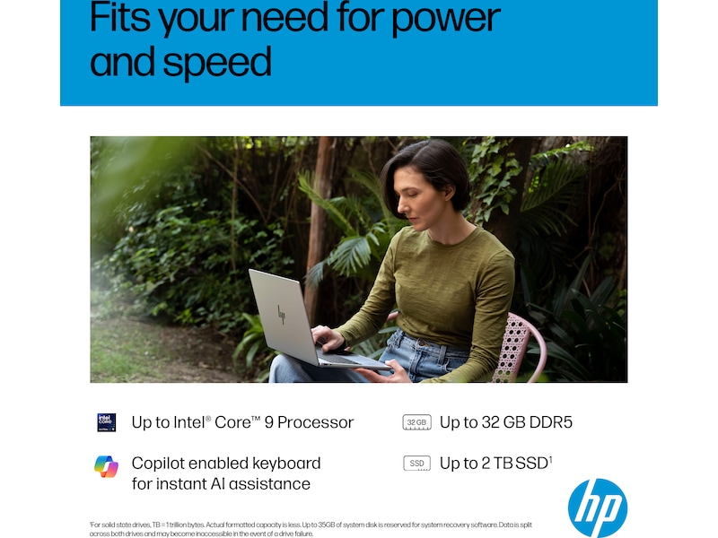 HP OmniBook 7 AI PC 16-ay0082no 16" 2K OLED Datorer - Bärbara / laptop