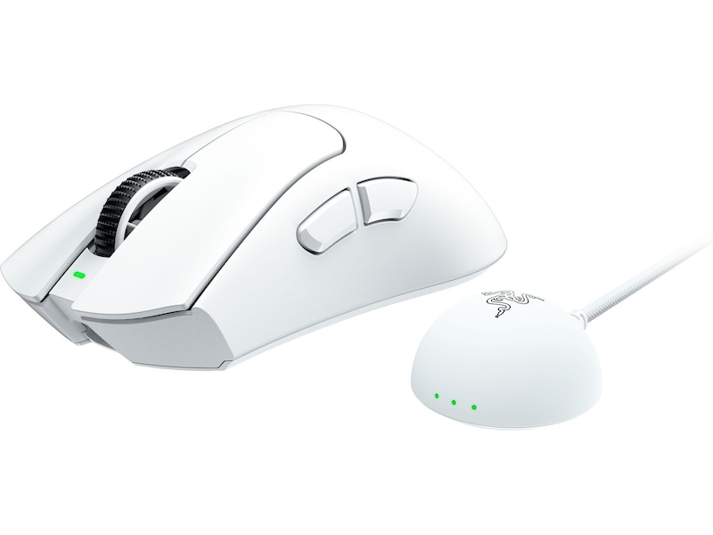 Razer DeathAdder V4 Pro trådlös gamingmus (vit) Gamingmus