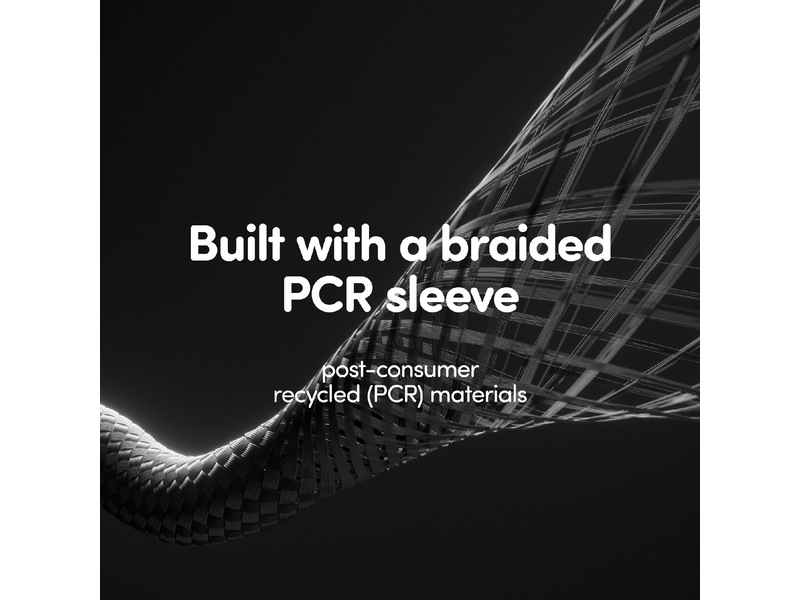 PanzerGlass Racing 60W USB-C kabel, 2m (svart) USB-kablar