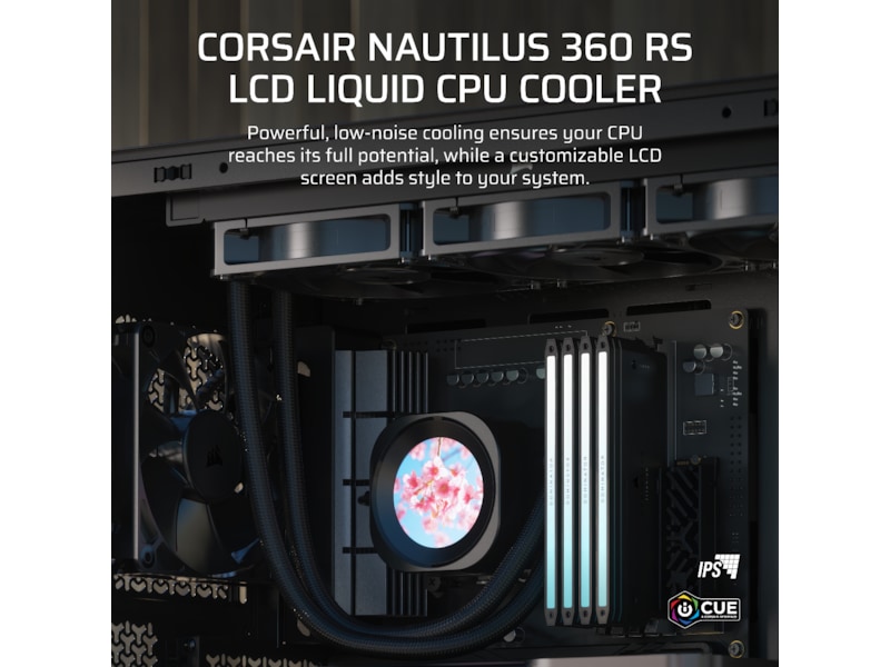 Corsair Nautilus 360 RS LCD Kylare (svart) CPU - Vattenkylning