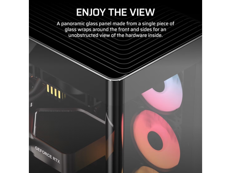 Corsair FRAME 4500X RS-R ARGB Mid Tower (svart) Midi tower