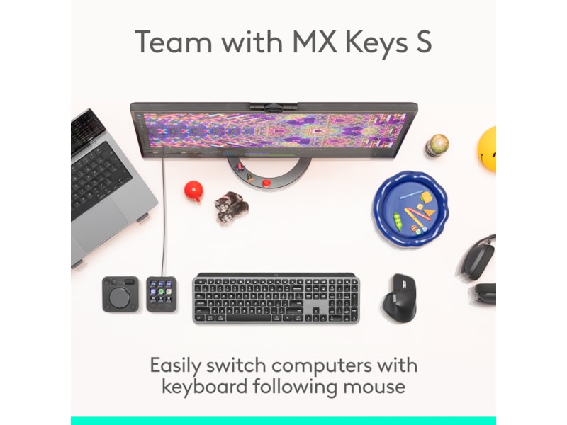 Logitech MX Master 4 Trådlös Ergonomisk Mus (grafitgrå) Mus